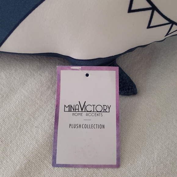 Mina Victory Plush Shark Decorative Pillow Collection Set of 2 - Discontinued - Picture 7 of 12